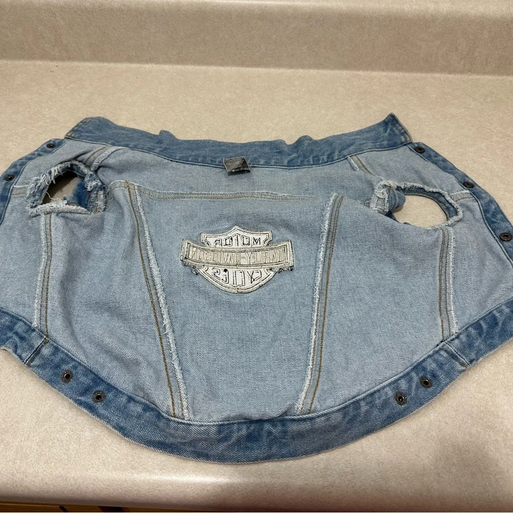Harley-Davidson Blue Denim Dog Jacket - Picture 3 of 7